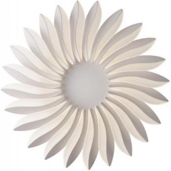 Sunrise Dimmable LED Flush Ceiling Light, White, 4000K