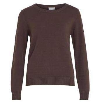 Camisola Feminina Vila Noos Malha Ril O-Neck