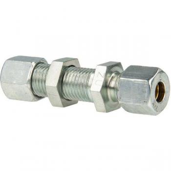 Raccord Droit RVS 10 pour Cloison