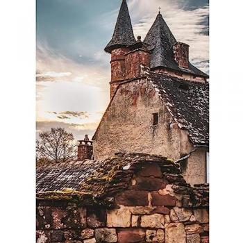 Peinture Imprimée Église Collonges 100x140 cm