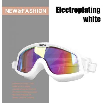 Lunettes de natation étanches, grand cadre, anti-brouillard, myopie