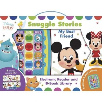 Disney Baby Me Reader Jr. Snuggle Stories Electronic Book Library with Sound