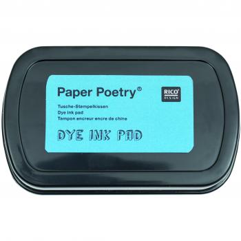 Rico Design Tintenpad – Cyan‑Schwarz P – 10 × 6 × 1,5 cm