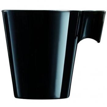 Tasse 8 cl Flashy Noir Expresso Luminarc