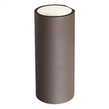 Applique Da Parete Tubolare LED 12W Doppia Luce Fredda Marrone Sirio