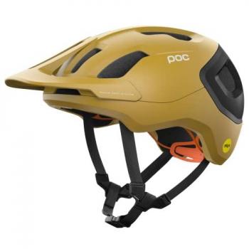 POC Axion Race MIPS – Cerussite Kashima Helm, Schwarz/Ocker, XS