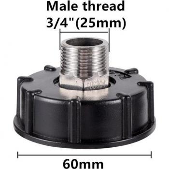 1/2 3/4 Male/Female IBC Water Tank Fitting