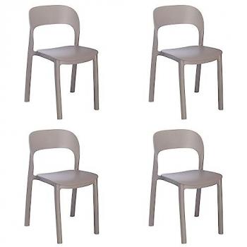 Lot de 4 sièges Ona pour jardin et maison
