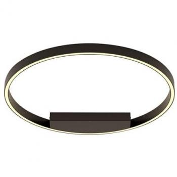 Schwarz Aluminium Deckenlampe 1800 lm warmweißes Licht