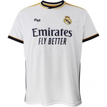Camiseta 1ª Equipación Real Madrid 23/24 Licencia Oficial Lisa Adulto