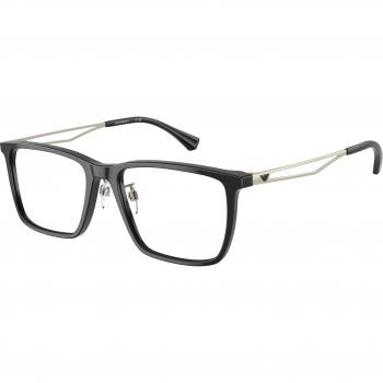 Emporio Armani EA3214D Asian Fit 5017 Schwarze Brille für Herren