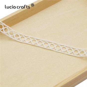 Dentelle circulaire N0405 pour décoration de mariage, 3 yards