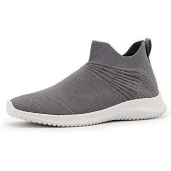 Dark Grey Women's Tennis & Walkers – Slip-On Mid-Top Shoes