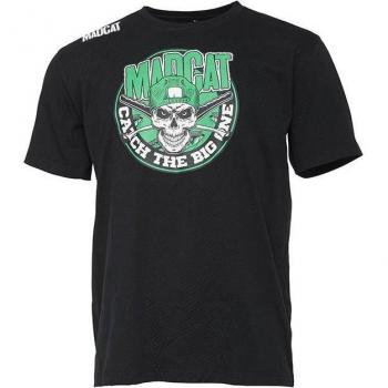 Tee-Shirt Noir Crâne Madcat