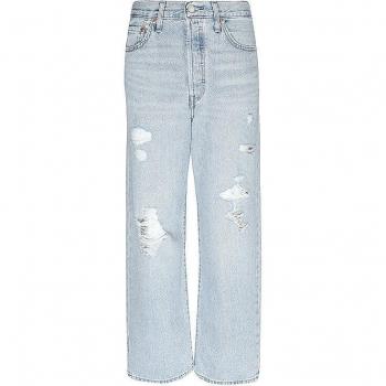 Levi's® Damen Jeans Ribcage Straight 7/8 in Hellblau Größe 26/L27