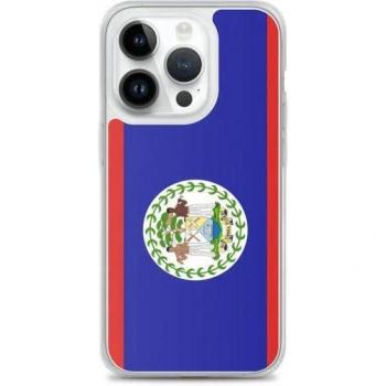 Estuche de Celular con Motivo de la Bandera de Belice para iPhone 14 Pro