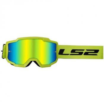 LS2 Off Road Charger Gafas Iridio Amarilla
