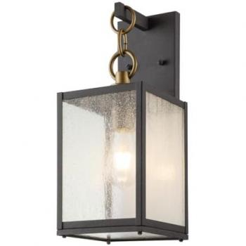 Kichler Lahden Weathered Zinc Outdoor Wall Lantern IP44 E27