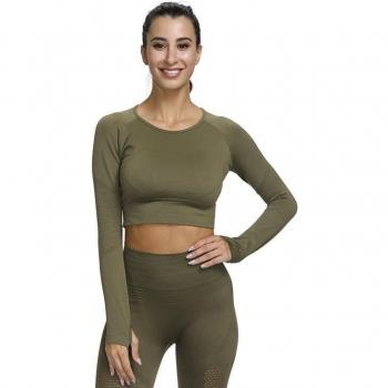 Camiseta de Entrenamiento Sin Costuras para Mujer