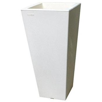 Vaso in Resina Arkema 34x86 cm Bianco