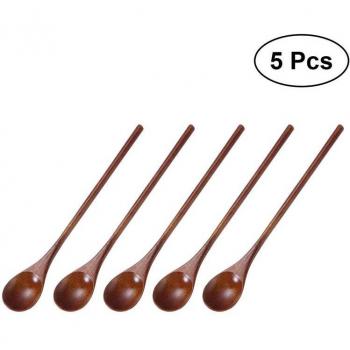 Cucharas de madera para mezclar y servir