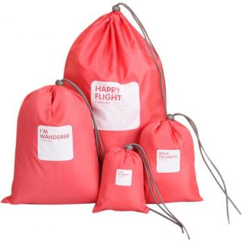PackPro 4x Waterproof Drawstring Dry Bags for Travel