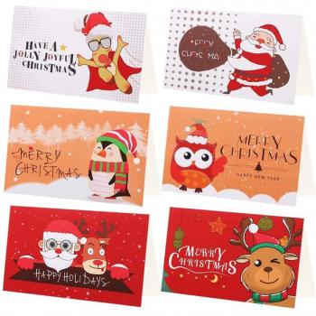 24pcs Santa Claus Themed Christmas Cards with Envelopes