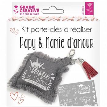Porte-clé fait main pour Papy ou Mamie