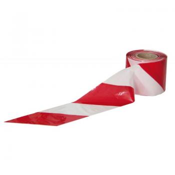 Nastro da cantiere bianco rosso 200 mt segnaletica stradale