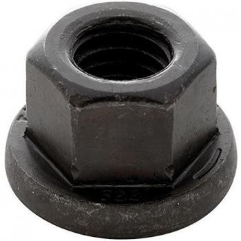 Écrou en acier brillant M10, type AMF DIN 6331