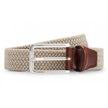 BOSS Clorio Classic Light Beige Belt – 80 cm Male