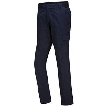 Pantaloni Combat Slim Fit Stretch Blu Navy Portwest 34 31
