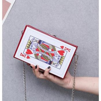 Freizeit-Glück Pokerkarte Handtasche
