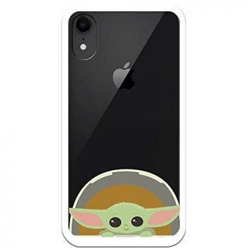 Funda de Silicona Star Wars Baby Yoda Sonrisas para iPhone XR