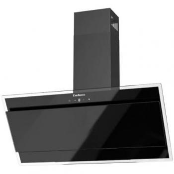 Campana de Cocina Corberó OneGa975B Cristal Negro 90 cm Clase Energética A