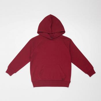 Felpa rossa con cappuccio per bambino