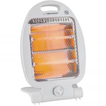 Esperanza Stufa Elettrica Al Quarzo 400W/800W Bianco