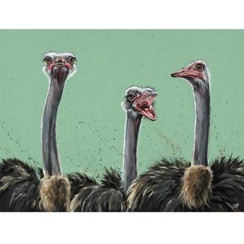 Heads Up! Print by Louise Brown