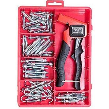 T.K.Excellent Metal Setting Kit – Hollow Wall Anchors, 62pcs
