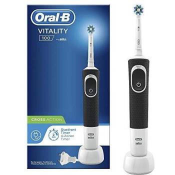 Oral-B Vitality 100 Brosse a Dents Électrique Rechargeable, 1 Manche, 1 Brosset