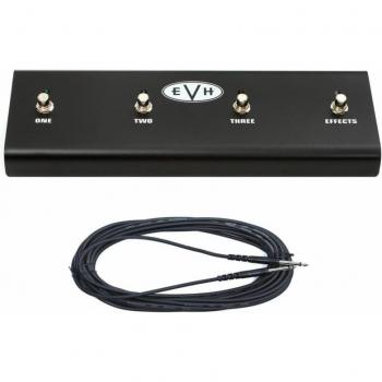 EVH 4‑Button 3‑Channel Pedal with Cable, 15″ – 5150 III 50 W Head