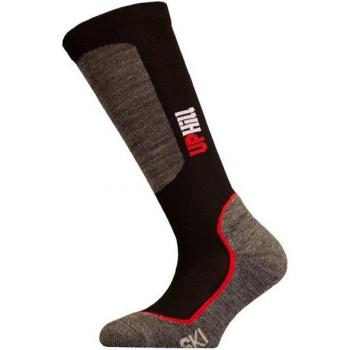 UphillSport Herren HALLA JR QuickDry Socken – 37-39, mehrfarbig, braun/schwarz (1 Paar)
