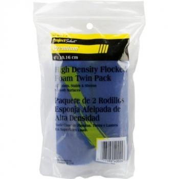 J.R. Edwards Flocked Foam Mini Roller 4-Inch Twin Pack