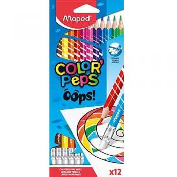Crayons de couleur effaçables COLOR'PEPS OOPS