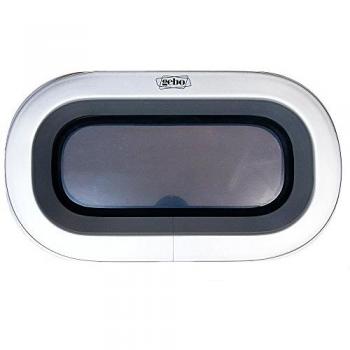 Rectangular Hatch 500x280 White Grey (Unisex)