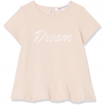 RED WAGON Mädchen Print T-Shirt, Rosa, 5 Jahre