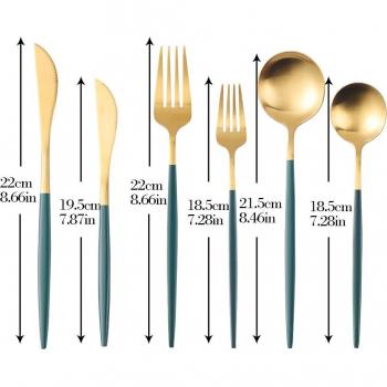 Set Occidental de Cubiertos de Acero