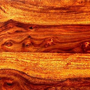 Rustic Sheesham Wood Castle Style Bench 63