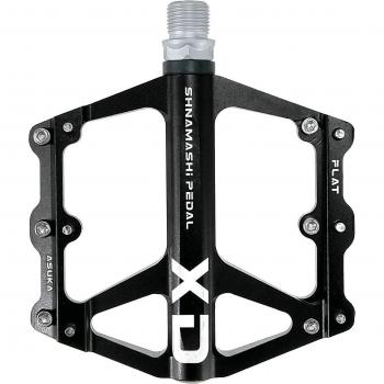 Pédale antidérapante VTT XD plate, alliage, CNC 9/16, 2DU bearings