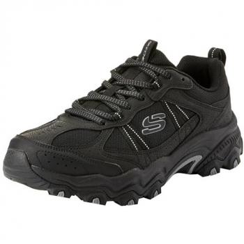 Skechers Stamina AT Upper Stitch Men's Sneakers Black Size 41